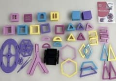 マグネットブロック パステルカラー 120ピース以上 HannaBlockのサムネイル