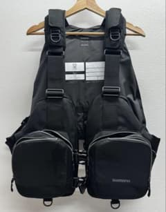 SHIMANO フィッシングベスト ブラック SHIMANO ブラック フィッシングベスト - メルカリ