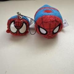 MARVELツムツム スパイダーマン ぬいぐるみキーホルダー - メルカリ