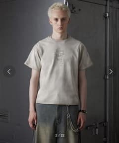 GRANCY】スカルラインストーンデザインtシャツ - メルカリ