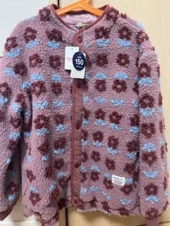 値下げ！BEAMS mini ボアジャケット花柄 （週明け3900円に戻ります）のサムネイル