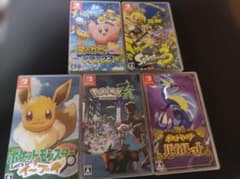 Switch ソフト4本セット ポケモンSV、ZA、スプラ3、カービィ - メルカリ