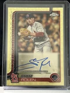 1of1 Scott Rolen Topps Chrome 2025 直筆サインのサムネイル