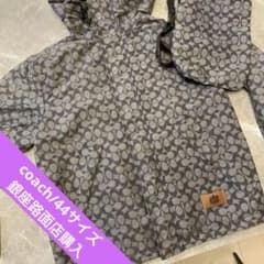 【Coach/44】シグネチャーナイロンジャケット　ポーチ付き Coach/44】シグネチャーナイロンジャケット ポーチ付き - メルカリ