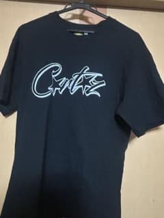 Corteiz スター クローム ロゴ Tシャツ 黒