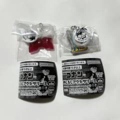 名探偵コナン めじるしアクセサリー3 蝶ネクタイ型変声機 探偵バッジ セット ①のサムネイル