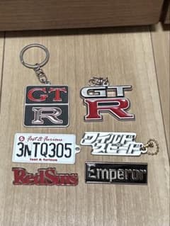 ワイルドスピード 頭文字D GTR キーホルダー6点セットのサムネイル