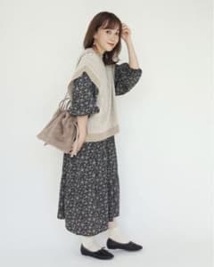 terawear emu 花柄 ティアードワンピース しまむら　テラさんのサムネイル
