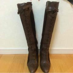 ブーツ ジルスチュアート ダークブラウンのサムネイル