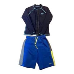150 男の子　NIKE水着　speedoラッシュガード　セットでのサムネイル