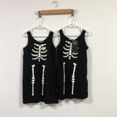 【ハロウィン間近値下げ！】H&M おそろい ホネホネワンピースのサムネイル