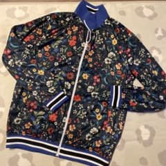 ZARA MAN  花柄　ボタニカルジャケット　ジャージのサムネイル