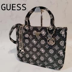 GUESS compartment tote トートバッグ モノグラム 未使用品 - メルカリ