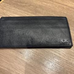 レザー製 黒 長財布のサムネイル