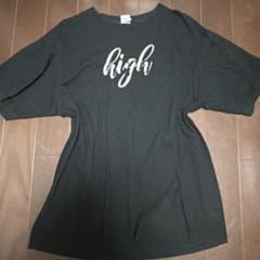 Printstar high 로고 티셔츠 블랙