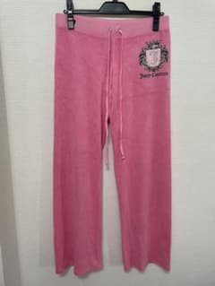 【美品】Juicy Couture ベロアパンツ ピンクのサムネイル
