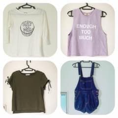 トップス&サロペット4点セットのサムネイル