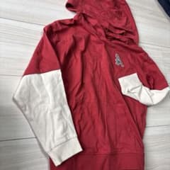 petit main 赤 フード付き　ロンT 120 恐竜のサムネイル
