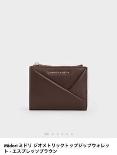 新品　Midori ミドリ ジオメトリックトップジップウォレット ブラウン m78281951903_1.jpg?1791013405