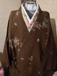 道中着 動行着 高級コート 茶色系！！のサムネイル