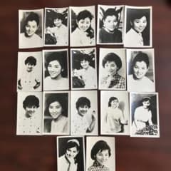 1-12)昭和レトロ 吉永小百合プロマイド モノクロ写真 17枚セット