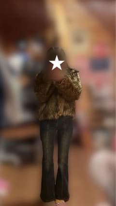 SHEIN センターシーム フレアデニム パンツのサムネイル