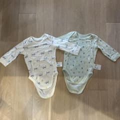 ベビー肌着 70cm 長袖 2枚セットのサムネイル