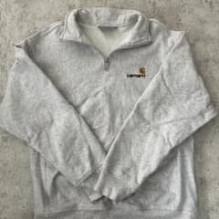 Carhartt グレー ハーフジップトレーナーのサムネイル