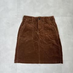 Cepo 코듀로이타이트 스커트 브라운 레트로 자연 숲 소녀