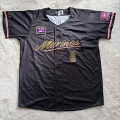 千葉ロッテマリーンズ BSW2025ユニフォーム 背番号0荻野貴司（S） 千葉ロッテマリーンズ 2024 BSWユニフォーム #0 荻野貴司 サイズL