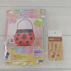 手芸キット　てんとう虫のセカンドバッグのサムネイル