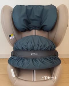 J様【3日間限定】スモーキーブルー　cybexパラスG2　上下カバーセット スモーキーブルー cybexパラスG2/G3兼用 上下カバーセット - メルカリ
