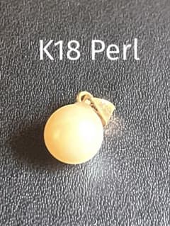 K18 진주 펜던트 탑