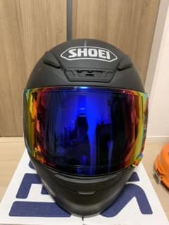 SHOEI Z-7 マットブラック　チタンブルーシールド付きのサムネイル