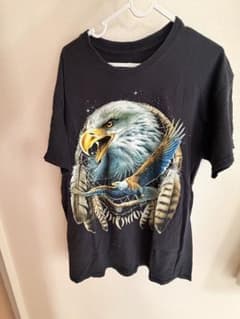 イーグル柄 Tシャツ Lサイズのサムネイル