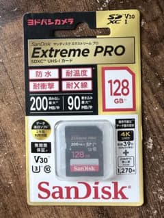 SanDisk Extreme PRO SDXC UHS-I 128GBのサムネイル