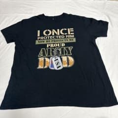 ARMY DAD プリント Tシャツ ブラックのサムネイル