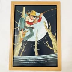 釣りキチ三平 B4サイズ ポスター 額装品 矢口高雄 23 満月 釣りキチ三平 B4サイズ ポスター 額装品 矢口高雄 23 満月 - メルカリ