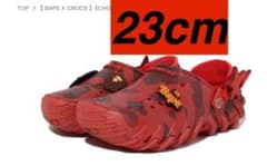 新品未使用】BAPE × CROCS ECHO RED 23cm 即日発送 - メルカリ
