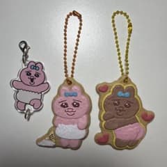 おぱんちゅうさぎ クッキーチャームマスコット アクリルチャーム 3個セット