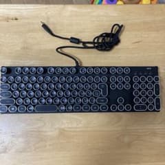 HKW タイプライター風メカニカルキーボード JIS規格 109キー USB有線のサムネイル