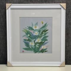 ちぎり絵 野菊 額入り 410×443mm - メルカリ