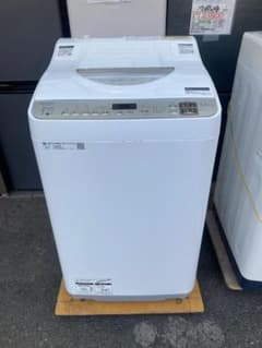 洗濯機 シャープ ES-TX5F 2021年 洗濯5.5㎏ 乾燥3.5㎏ - メルカリ