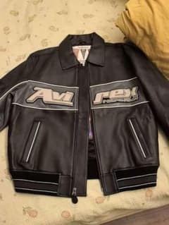 Avirex Vallad Varsity Leather Jacket - メルカリ