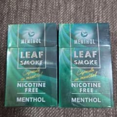 LEAF SMOKE メンソール ニコチンフリー 20本入り×2箱のサムネイル