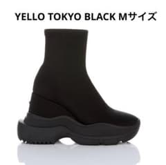 YELLO TOKYO BLACK DOUBLE SNEAKER BOOTS M - メルカリ