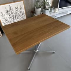 お値下げ！greenicheグリニッチ＊カフェテーブル オーク無垢材高さ61cm