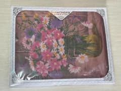 DIAMONDFIX 花柄 ダイヤモンドアート 約40×50cm 未使用のサムネイル