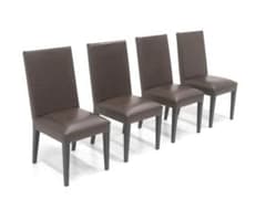 展示品　カッシーナ　カトリーヌメミ　総本革　レザー　ダイニングチェア　4脚セット 展示品 カッシーナ カトリーヌメミ 総本革 レザー ダイニングチェア 4