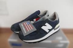 New Balance M990N USA製 25.5cm ネイビー v1 復刻のサムネイル